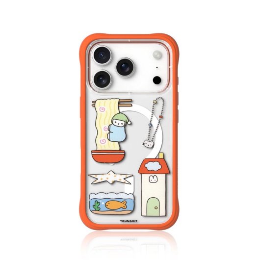 Youngkit Funda Para Iphone 17 Pro – Carcasa Magnética Ch Sweetheart Express Small-town Life, Diseño Ilustrado Y Ajuste Preciso