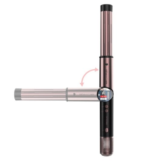 Moldeador Multifunción Cecotec AirGlisse 8in1 Flex 1400W Cerámica Iónica Coanda 8 Accesorios Pantalla Digital Negro
