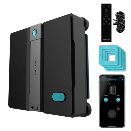 Robot limpiacristales Conga Windroid W50 Double Spray con app y mando