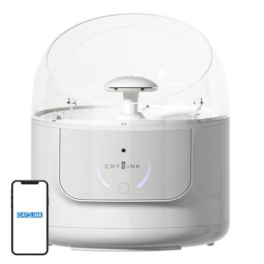 Bebedero Inteligente para Mascotas Catlink Pure Wi-Fi 2,3 L Blanco