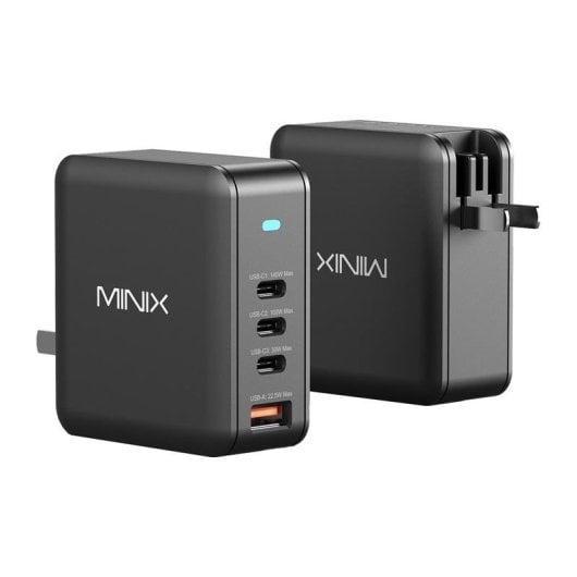 Chargeur Mur Minix P165 GaN 165W 3x USB-C et 1x USB-A