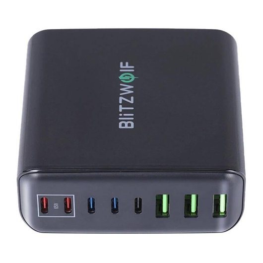 Carregador Blitzwolf BW-S26 250W GaN Preto