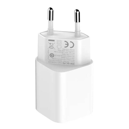 Cargador de pared LDNIO A2318M USB-C + USB-C - Lightning 20W