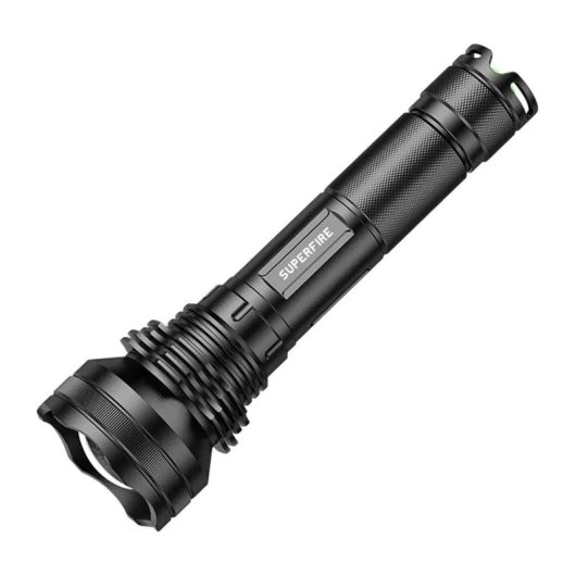 Linterna Superfire L3 P90 2700 lúmenes 400 metros 7400 mAh