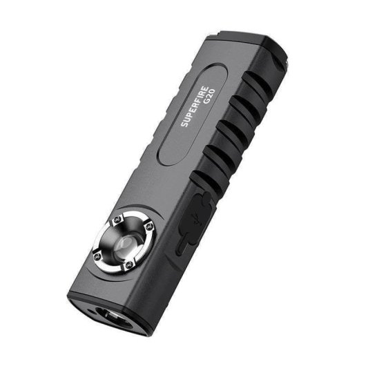 Linterna Superfire G20 470lm Láser Rojo USB IP44