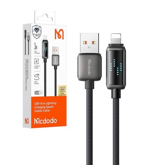 Cable USB-A a Lightning Mcdodo CA-5250 con LED 1,2 m