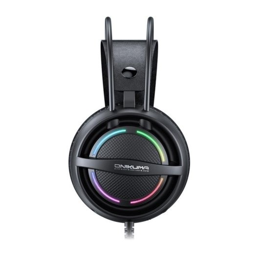 Kopfhörer ONIKUMA X88 mit USB-Kabel und 3,5 mm Klinke Gaming, Mikrofon Geräuschunterdrückung RGB schwarz