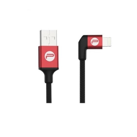 Cable USB-A a Lightning PGYTECH P-GM-115 0,35 m Negro y Rojo MFI