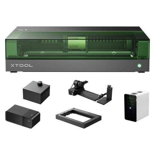 Grabadora láser xTool S1 40W Kit Completo Negro