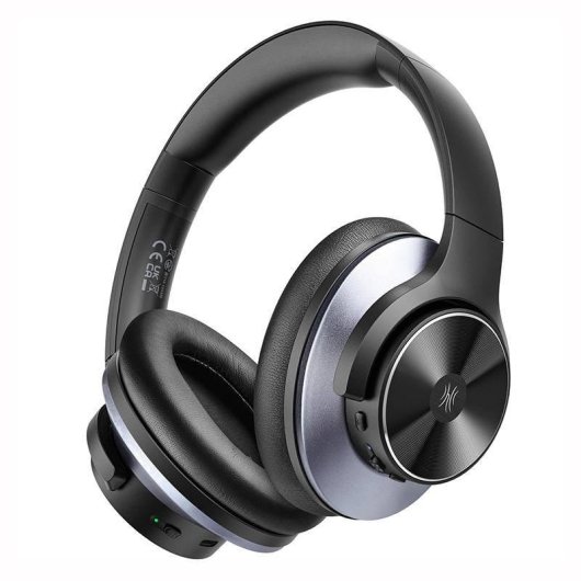Auriculares OneOdio A10 inalámbricos Bluetooth con Cancelación de Ruido y Transparency, negros