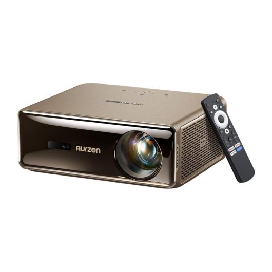 Proyector Aurzen Eazze D1 Max FullHD 1000 Lúmenes 200" LED LCD Google TV Portátil