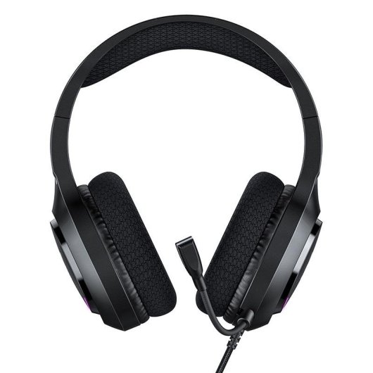 Cuffie ONIKUMA X31 cablate USB e jack 3,5 mm gaming RGB microfono flessibile grigio