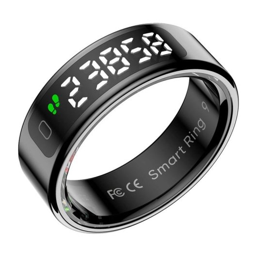 Anillo inteligente COLMi R12 Talla 12 Bluetooth 1ATM 5 días Android/iOS Negro