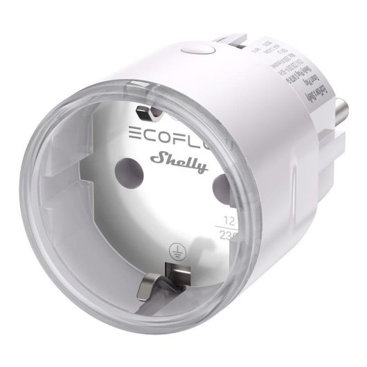 Tomada Inteligente ECOFLOW EF-OS-SM002-SMP2SHEL Wi-Fi Bluetooth Controle por voz Estatísticas consumo
