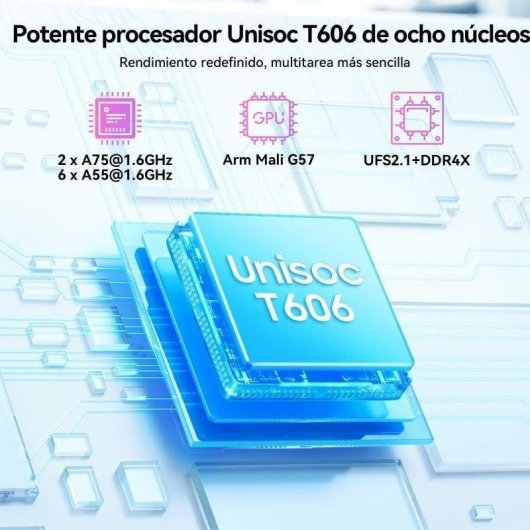 Tablet ExcitPower T20 WiFi 10,1" 8GB 256GB Blu con Teclado y Stylus Pen