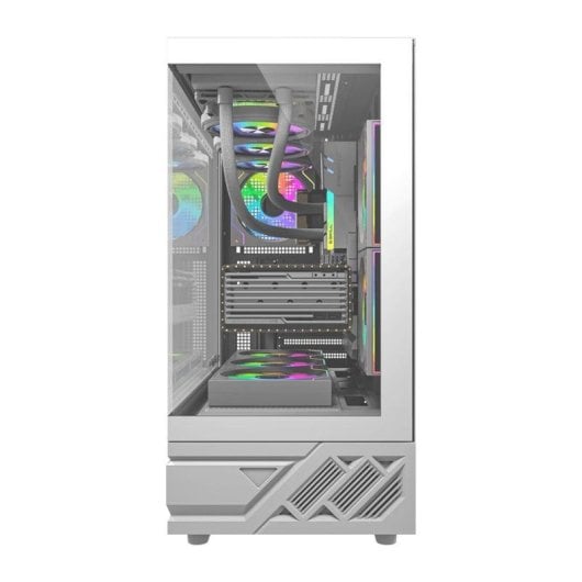Boîtier PC DarkFlash DS950 Blanc ATX/M-ATX/ITX 270° Verre Trempé