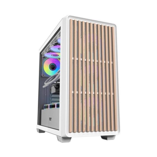 Caja PC DarkFlash DS900WD ATX Vidrio Templado Blanca