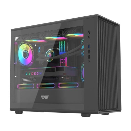 Gehäuse Darkflash DB460M Schwarz M-ATX ITX Gehärtetes Glas