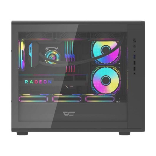 Gehäuse Darkflash DB460M Schwarz M-ATX ITX Gehärtetes Glas