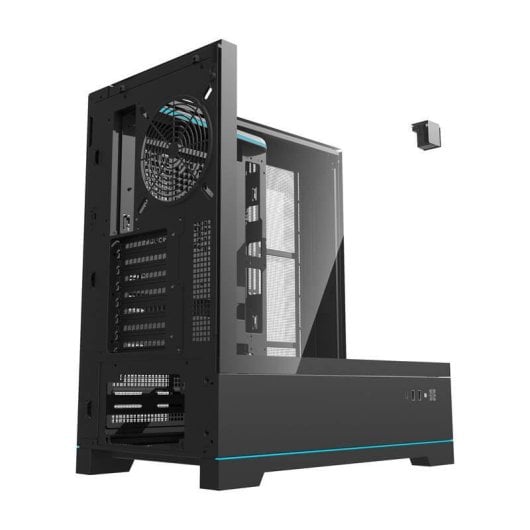 Caja PC Darkflash DY450 Mid Tower ATX Sin Ventiladores Negro