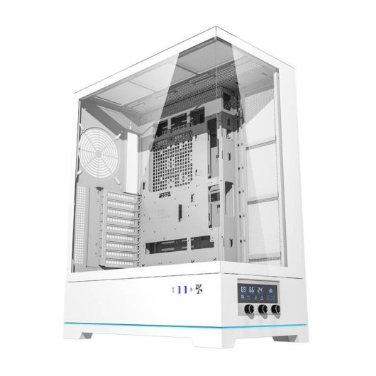 Caja PC Darkflash DY451L Big Tower ATX Vidrio Templado Blanca
