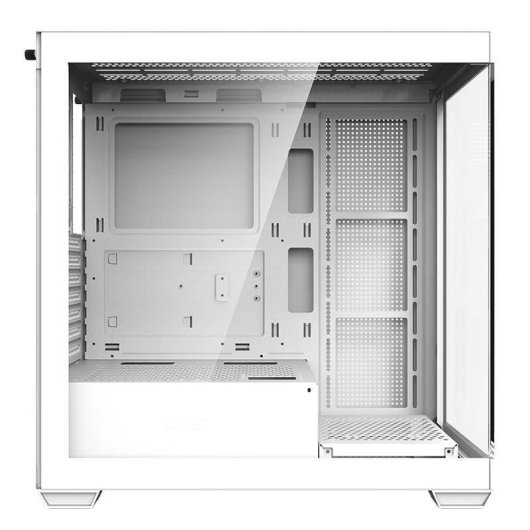 Boîtier PC Darkflash DS900 Blanche Structure Verre Trempé Sans Ventilateurs