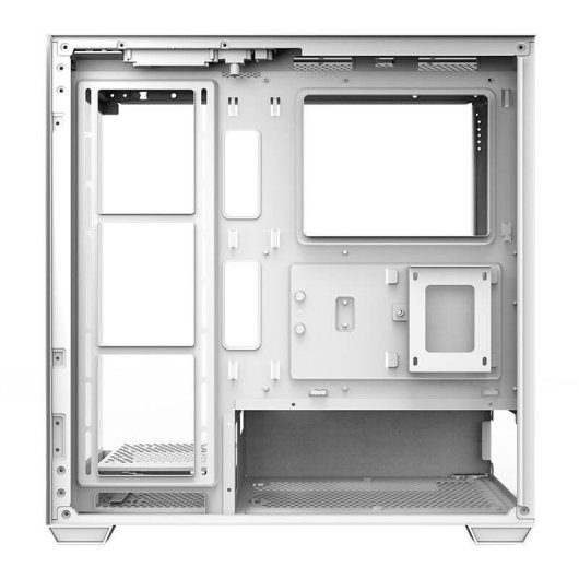 Boîtier PC Darkflash DS900 Blanche Structure Verre Trempé Sans Ventilateurs