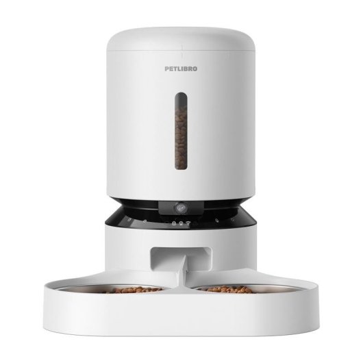 Dispensador de comida para mascotas Petlibro Granary con cámara y doble bol 5L