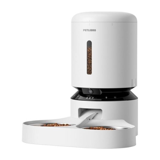 Dispensador de comida para mascotas Petlibro Granary con cámara y doble bol 5L