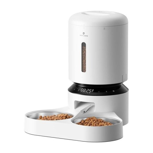 Distribuidor de comida para animais Petlibro Granary 5L duplo branco