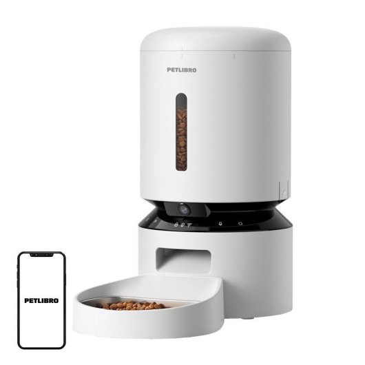 Dispensador de comida Petlibro Granary con cámara 5L Blanco
