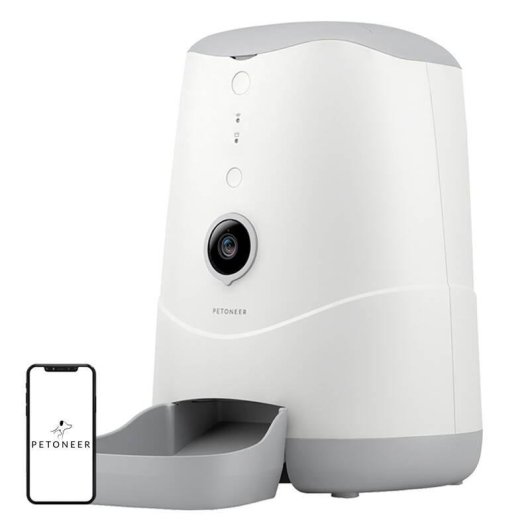 Distribuidor de comida Petoneer Nutri Vision com câmara 3,7 L Wi-Fi