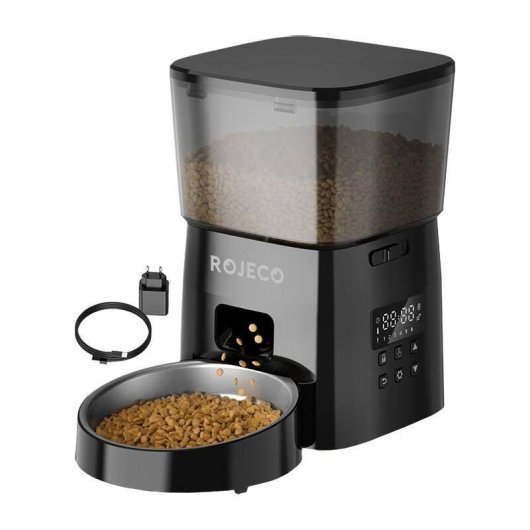 Dispensateur de nourriture pour animaux Rojeco RWSQ-02 2L intelligent avec boutons