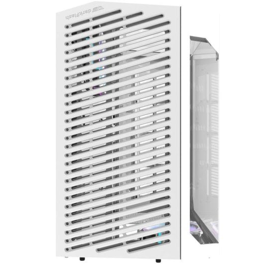 Boîtier PC Darkflash DY470 Blanche + 4 Ventilateurs + Support GPU