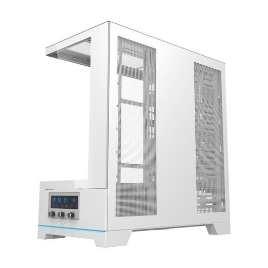 Caixa PC Darkflash DY451 PRO Branca + 1 Ventilador ARGB