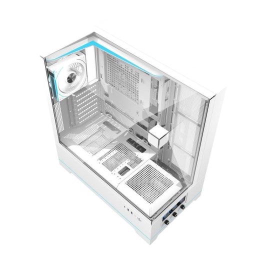 Boîtier PC Darkflash DY450 PRO Blanche ATX Big Tower avec 1 ventilateur ARGB