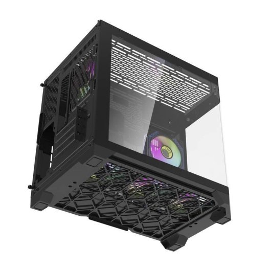 Caja PC Darkflash FT418 Mini Tower 6 ventiladores ARGB Negro
