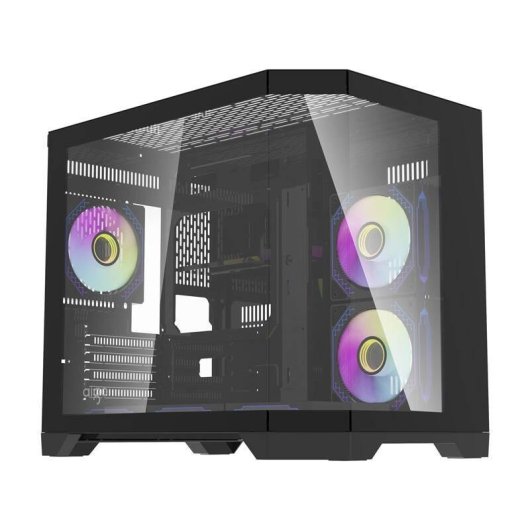 Caja PC Darkflash FT418 Mini Tower 6 ventiladores ARGB Negro