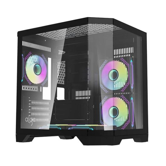 Gehäuse Darkflash FT350 Mini Tower 5 ARGB Lüfter Schwarz