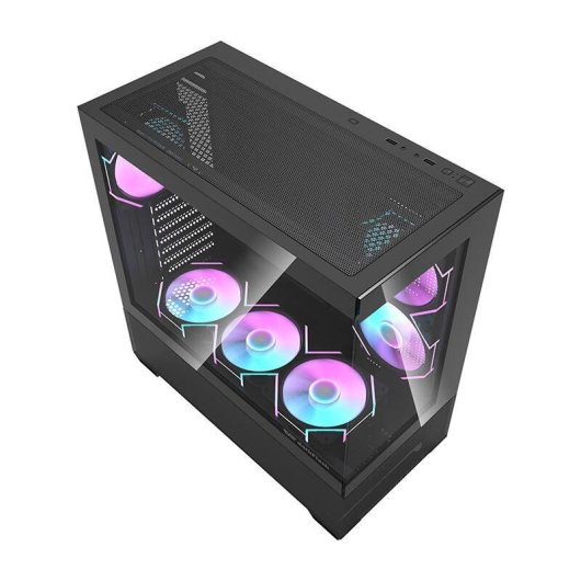 Caixa PC Darkflash DS900 AIR Preta + 6 Ventiladores ARGB