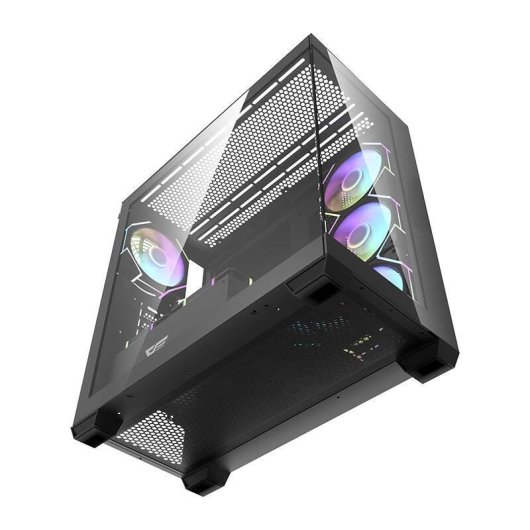 PC-Gehäuse Darkflash DS900 Schwarz Mid Tower mit 7 ARGB-Lüftern
