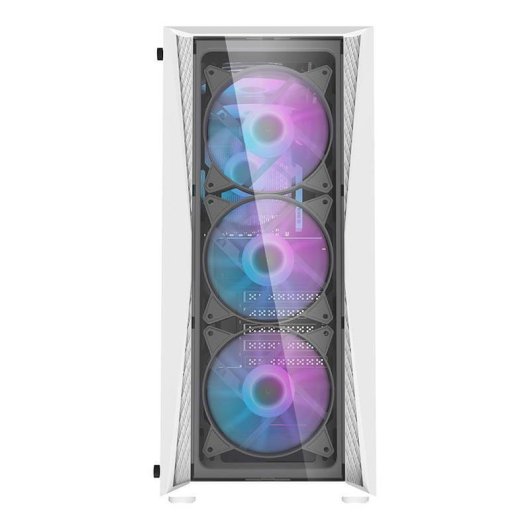 Boîtier PC Darkflash DK352 Plus Blanc + 4 Ventilateurs ARGB