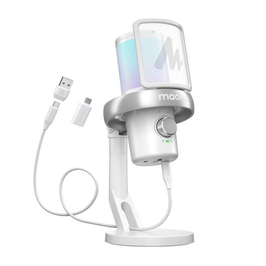 Microfono Maono DM40 Pro USB omnidirezionale con AI e illuminazione RGB