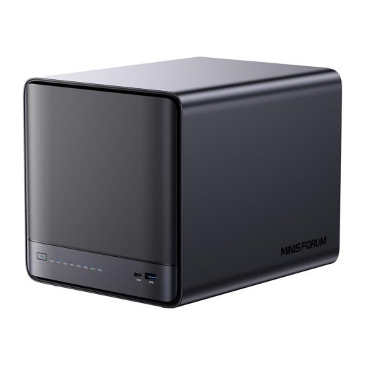 Mini PC Minis Forum NAS N5 Pro AMD Ryzen AI 9 HX Pro 370/32GB/128GB SSD/Radeon 890M/MinisCloud OS