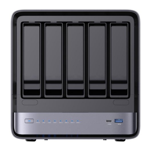 Mini PC Minis Forum NAS N5 Pro AMD Ryzen AI 9 HX Pro 370/32GB/128GB SSD/Radeon 890M/MinisCloud OS