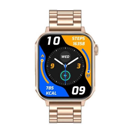 COLMi P80 Bluetooth 1,83" Oro Correa Acero IP67 SpO2 Pulsómetro Monitor Sueño