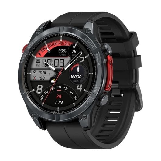 Zeblaze Stratos 4 Bluetooth GPS 1,43" Negro Correa Única 5ATM SpO2 Pulsómetro