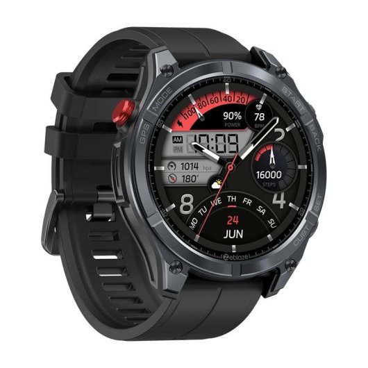 Zeblaze Stratos 4 Bluetooth GPS 1,43" Negro Correa Única 5ATM SpO2 Pulsómetro