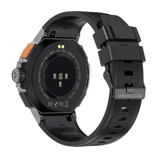 BlitzWolf BW-AT5 Bluetooth 1,43" AMOLED Negro Talla Única IP67 Pulsómetro Tensiómetro