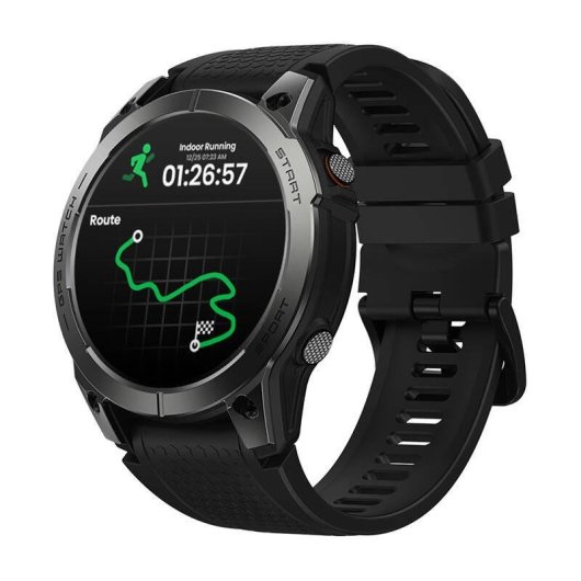 Zeblaze Stratos 3 Pro Bluetooth GPS 1,43'' Noir Bracelet Unique IP68 SpO2 Cardiofréquencemètre